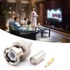 5 Pack/10 Pack BNC Male Crimp Connector 50Ohm Connector for RG58 RG59 Low Loss Coax Cable BNC Type Solder Converter