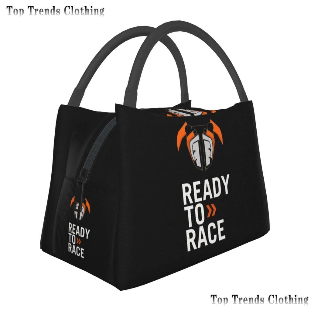 Ready To Race Thermal Insulated Lunch Bag Enduro Cross Motocross Bitumen Bike Life Resuable Lunch Container Storage Food Box