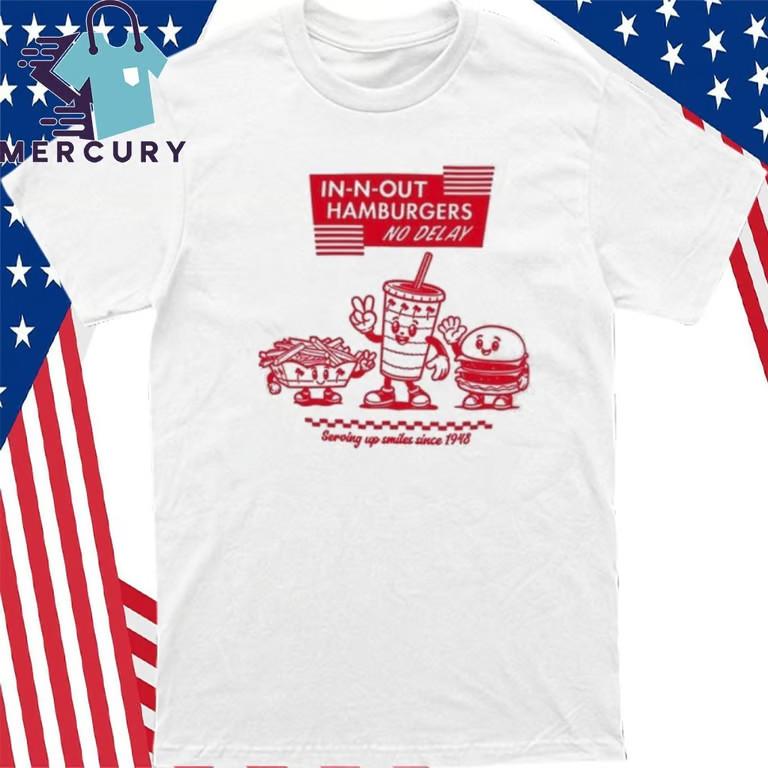 In N Out Serving Up Smiles T-Shirt Unisex T-Shirt L