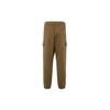UNIQLO Solid Color Elastic Waist Multi Pocket Casual Work Pants Men pants Light-Brown 462318-35