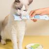 Cat Strip Feeder Spoon Long Handle Cat Food Strip Squeezer Pet Meat Mud Treat Dispense Spoon For Cats Pet Supplies