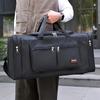 Large Capacity Foldable Travel Duffel Bag with Multiple Compartments, Adjustable Shoulder Straps & Zipper Closure - Ideal for Gym, Work, and Daily Use