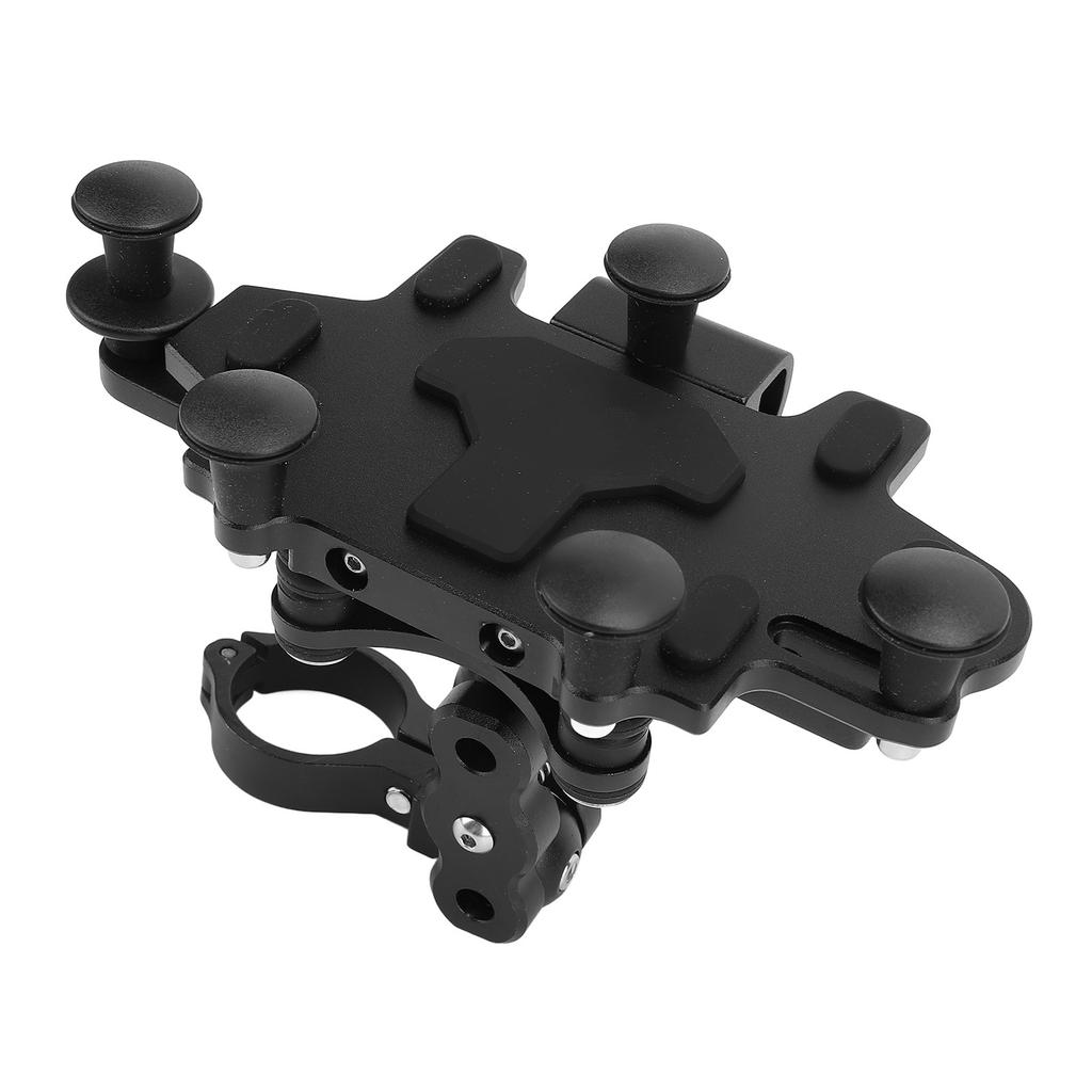 Motorcycle Phone Mount   5 Claw Rotatable Shock Absorbing Silicone Pads Motorcycle Handlebar Phone Holder