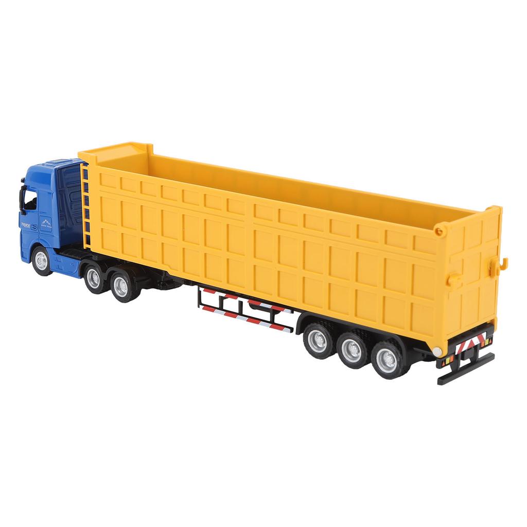 1:50 Scale Diecast Model Truck Toy Static Model Car Dump Truck for Kids Children Boys Gifts Yellow