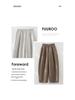 Women's Linen Wide-Leg High-End Curve Pants, Breathable Elastic Waist, Spring/Summer Style
