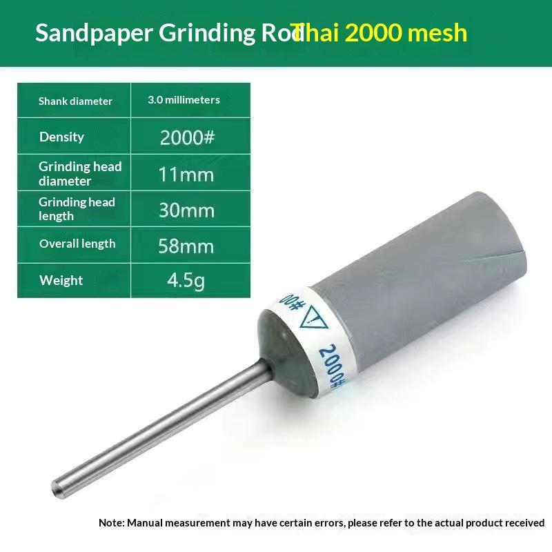 Wet Dry Sandpaper Grinding Sticks Assorted Grit Polishing Tools for Wood Carving Plastic Grinding Model Making Hobby Projects