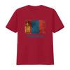 Mongolia Flag T Shirt Asian Country Souvenir Patriotic Design for Proud Mongolians Vintage Washed Unisex Stylish