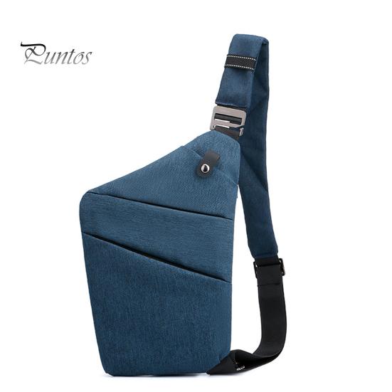 Storage Bag Anti Theft Travel Slim Sling Large Capacity Anti-theft Zipper Closure Adjustable Crossbody for Women Men Shoulder