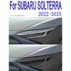 For SUBARU SOLTERRA (-2025) TPU Smoked Black Light Film Modification Accessories, Car Light Protection Film