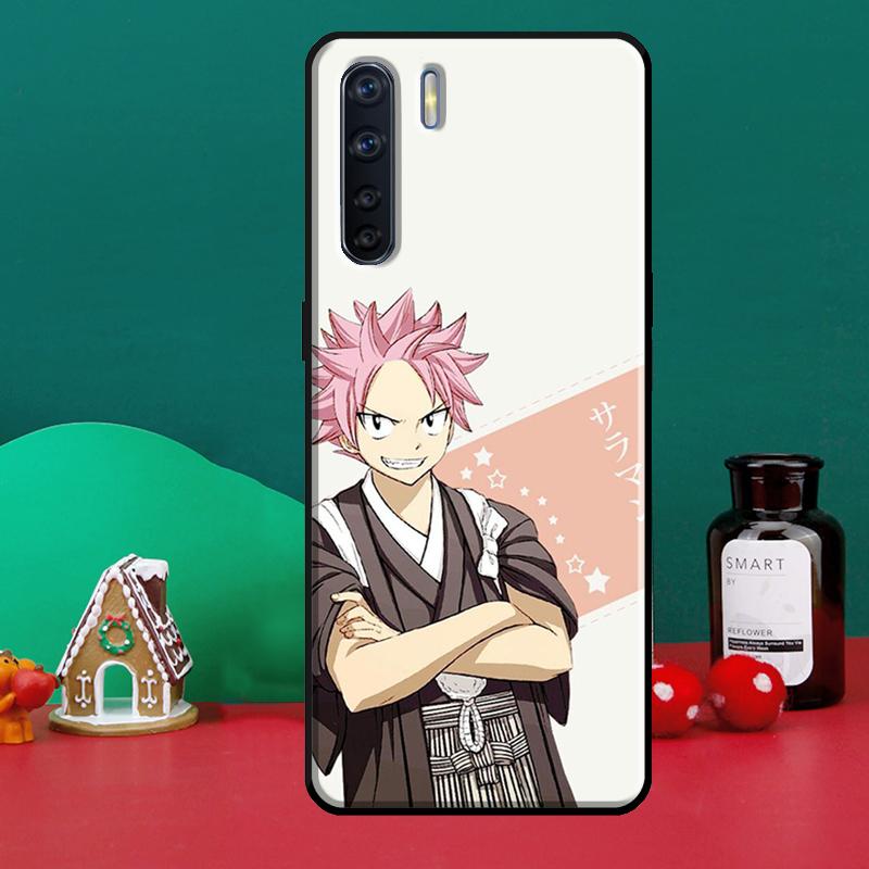 Husa de telefon Fairy Tail Natsu pentru OPPO Reno 5 Lite 2Z 2F A5 A9 A53 A31 2020 A52 A72 A91 A83 A15 A94 A74 A54