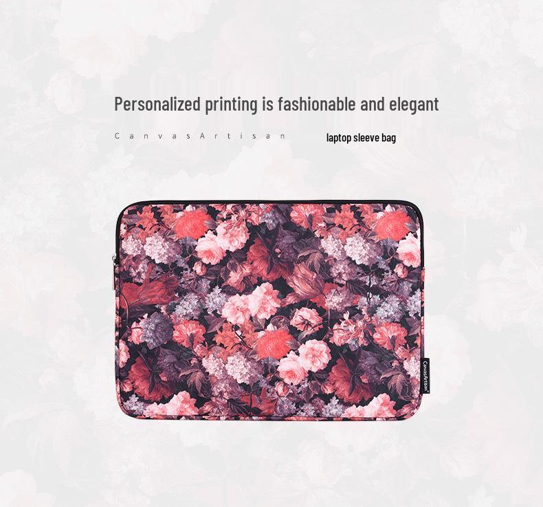 17-tommers digitaltrykt laptop-sleeve