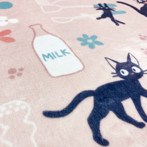 Senko Kiki's Delivery Service Jiji and the Kitchen Long Mat, Approx. 45 X 120 Cm, Pink, 53810