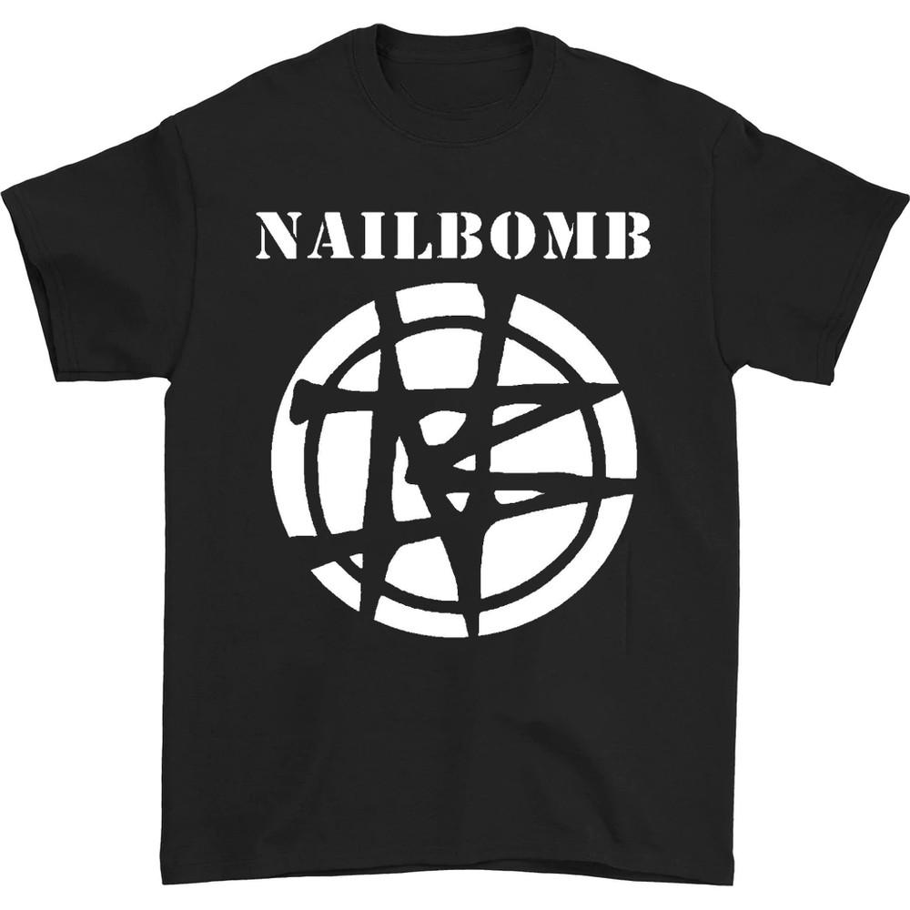 

Nailbomb band logo black T-shirt short sleeve All sizes JJ4158 2XL