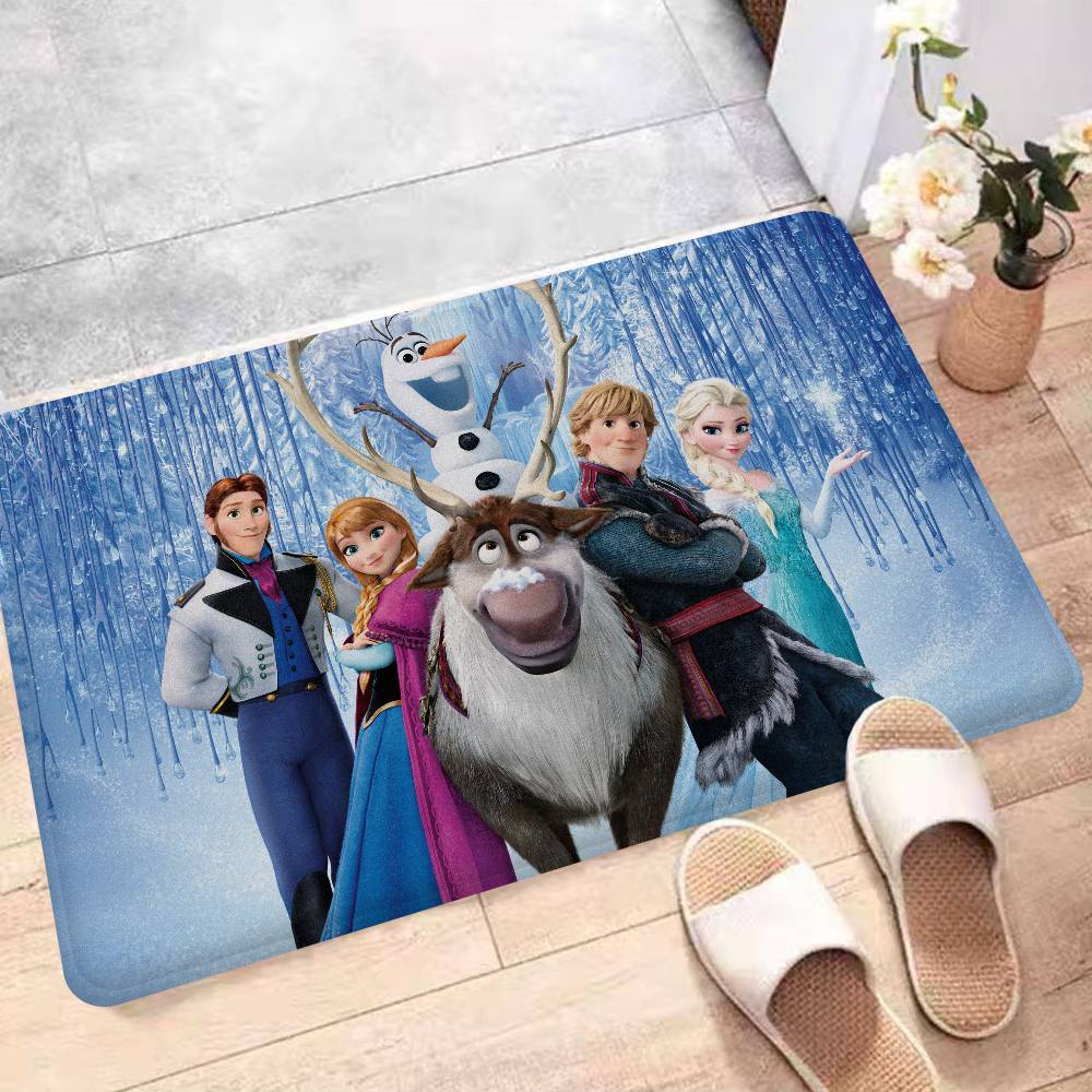 Film Cartoon F-Frozen Raummatten Waschbar Rutschfest Wohnzimmer Sofa Stühle Bereichsmatte Küche Alfombra