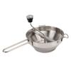 Stainless Steel Bowl Food Mill Ergonomic Handle 3 Interchangeable Disks Potato Ricer Multifunctional Easy Clean Manual Food Mill