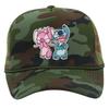 Labeling cartoon Stitch net hat color matching men's and women's baseball caps outdoor travel sunshade truck hat tide