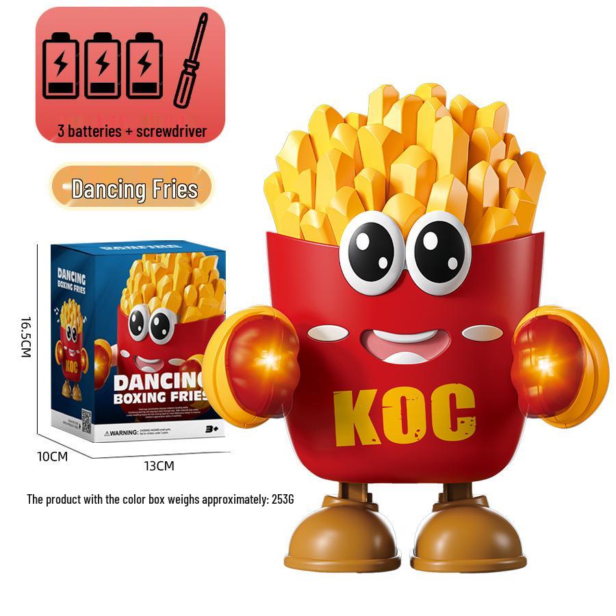 Penguin Mushroom Dancing Robot Toy with Lights and Music for Kids Battery Version