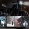 3 Eyes LED Motorcycle Spotlight Work Lamp Hi Low Beam Fog Light For Car SUV Truck Mini Lens Driving Off Road