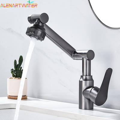 Badezimmer Waschbecken Armatur Becken Armatur 1080° Schwenkbar Multifunktion Kalt- und Warmwasserhahn Küchenspüle Armatur 2 Modi Wasserhahn
