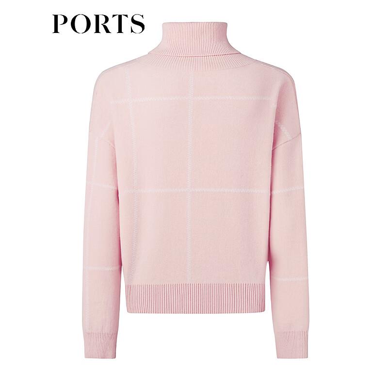 PORTS Women's Autumn/Winter Knitted High-Neck Pullover Sweater
