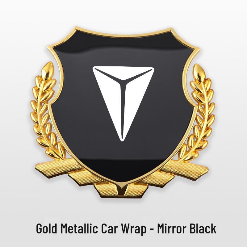 Metall-Ähren-Seitenemblem-Aufkleber für Shenlan S05/S07/SL03/L07/S09/G318/S7 Autos