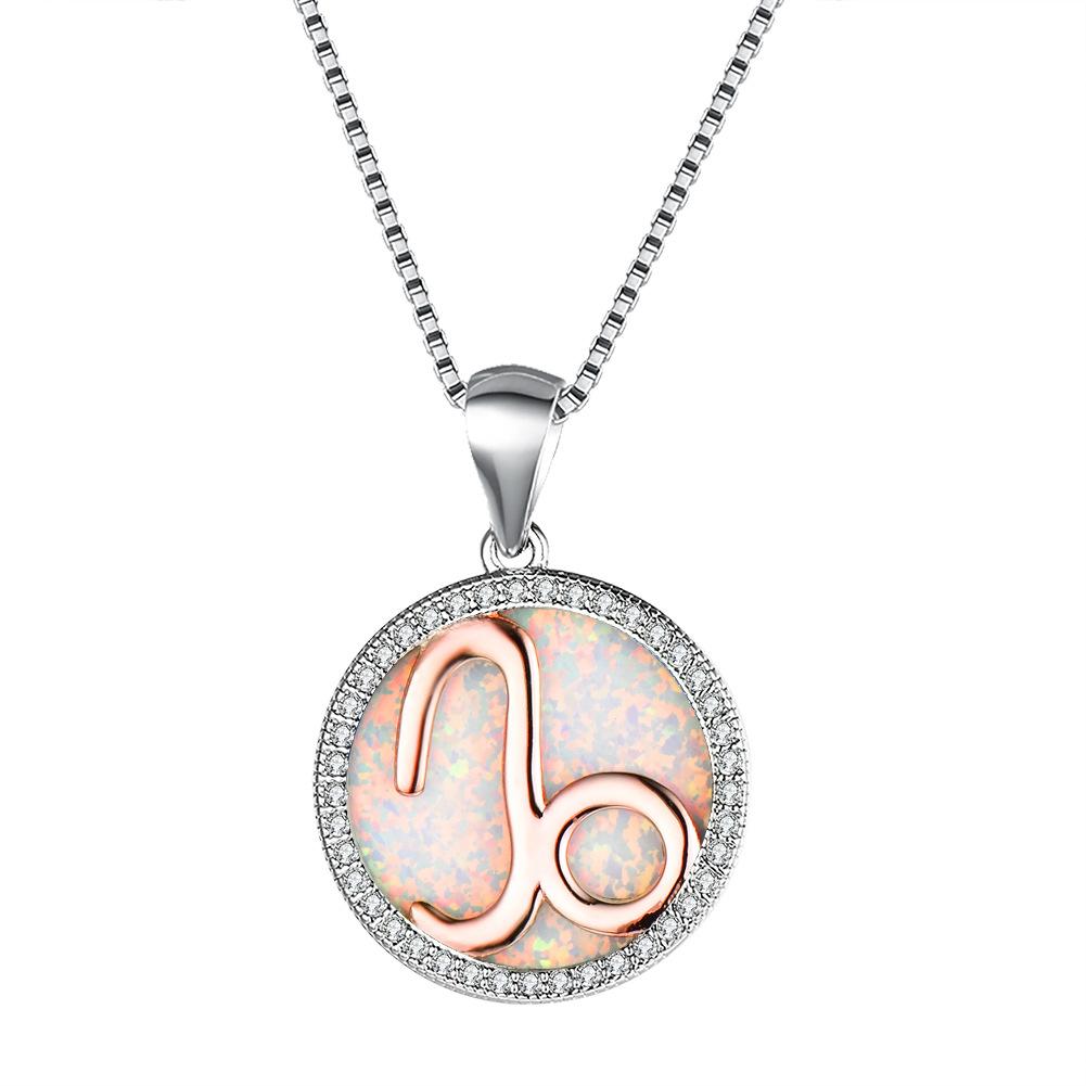 Necklace European and American 12 Constellation Necklace