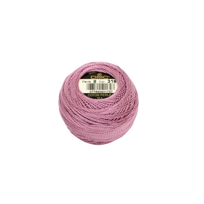 Coton perlé DMC art 116, grosseur 8 - pelote de 80m - Att 316