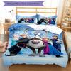3pcs Elsa Bedding Set Duvet Cover Closure Includes 1 Duvet Cover & 2 Pillowcases, Soft and Comfortable for All Seasons.