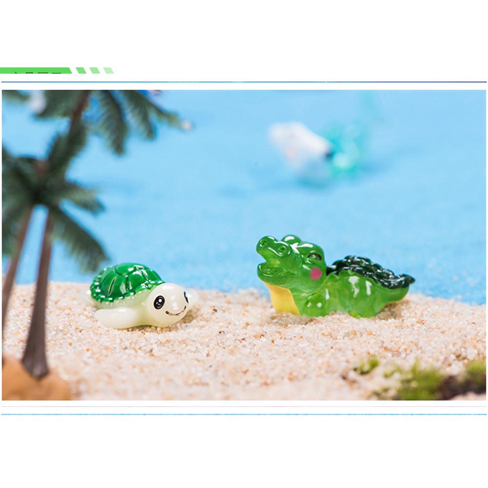 Resin Marine Animal Figure Cartoon Sea Animal Ornaments For Landscape Decoration