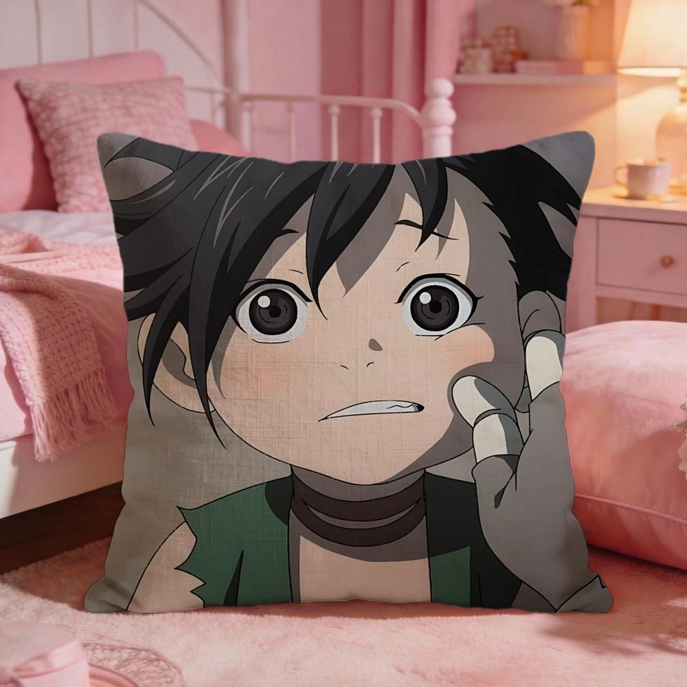 dDororo cute Cushion Cover Premium Comfort Reversible Pillow Cove Two in One Design for Any Room  Car Interior