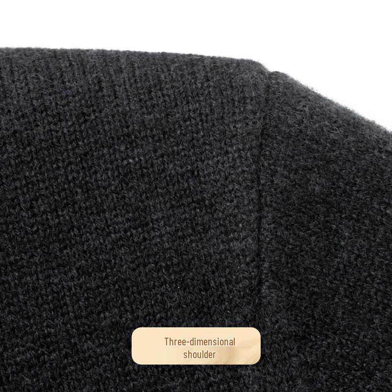 Men's 430G Luxury 100% Cashmere Half-High Collar Sweater