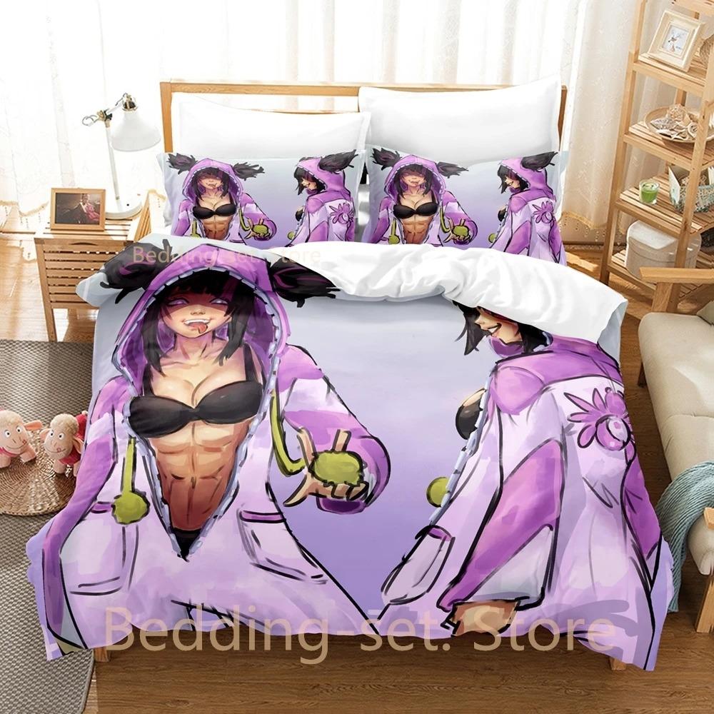 Comforter Juri Han Bedding Set Single Twin Full Queen King Size Bed Set Adult Kid Bedroom Duvet Sets 3D Print Anime Bed