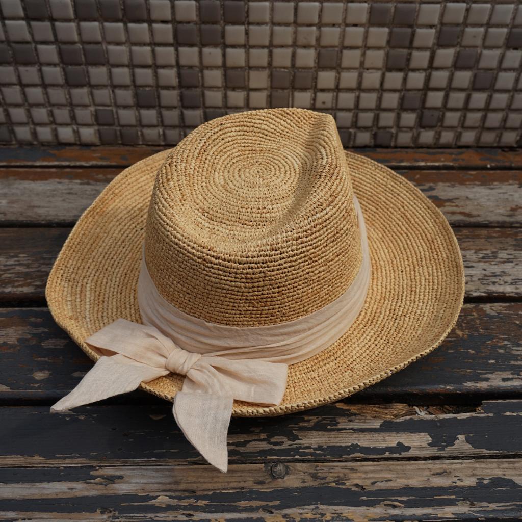 Japanese Big Bow Raffia Woven Versatile Jazz Top Hat Women'S Summer Sunshade Sunscreen Vacation Straw Hat Leisure