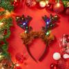 4PCS Christmas Reindeer Headband Light-Up Antlers Hat Party Supplies Holiday Parties Favors JOYFY LED for and Entertaining Play Safe Kid Friendly Fun