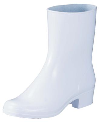 Fukuyama Rubber Lightweight PVC Work Boots Maron Boots White Women's P-C 23.5cm