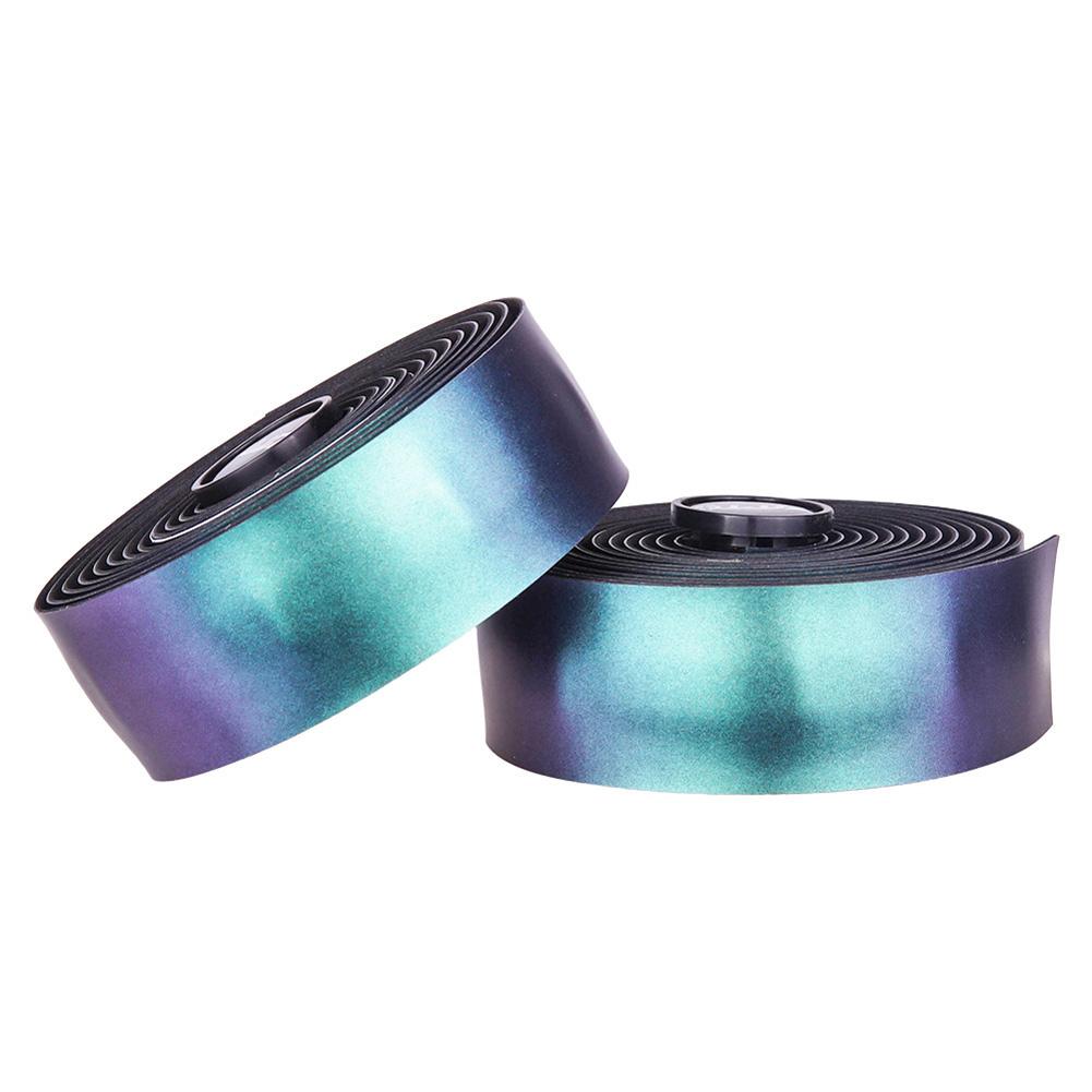 

Road Bike bar Tape Chameleo Color EVA PU Bicycle Handlebar Tape Soft Anti-Vibration Wrap Discoloration #1