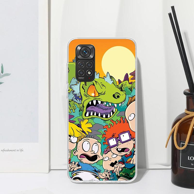 Cartoon R-Rugrat Phone Case For Xiaomi Redmi Note 13 14 12S 11S 10S 12 11E 10 Pro Plus 11T 9S 9 8T 8 7 Art Fundas Back Cover
