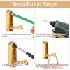 2 Pcs Folding Coat Hooks, Foldable Gold Wall Hooks for Bathroom Closet Space-Saving Foldable Hook Towel Hook Robe Hooks Wall Mounted for Hanging Coat