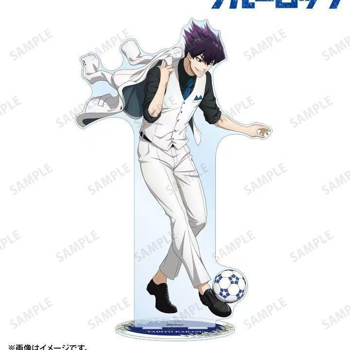 Périphériques Anime Blue Lock Figurine Rin Itoshi Support Acrylique Figurine Sae Itoshi Plaque de Support Yoichi Isagi Jouets de Collection