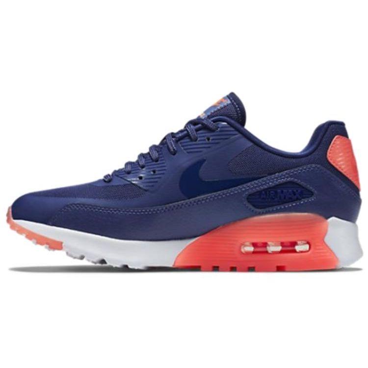 

Nike Air Max 90 Ultra Essential Women s Lifestyle Sneakers Blue Legend Hot Lava Sunset Glow Blue 724981-400 EU 35.5