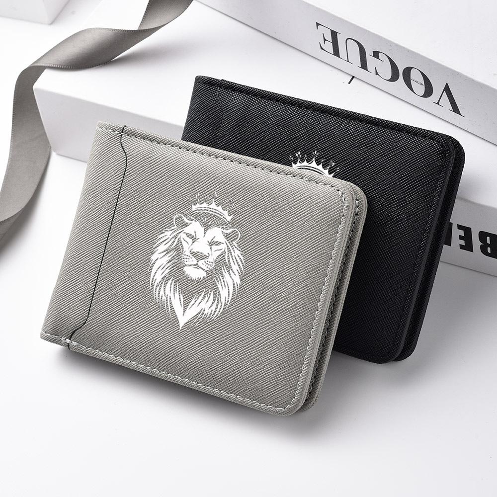 Men's Wallet Short Ultra-Thin Personalized Design Multi-Card Slot Man's Wallet Multi-Functional Credit Card Holder