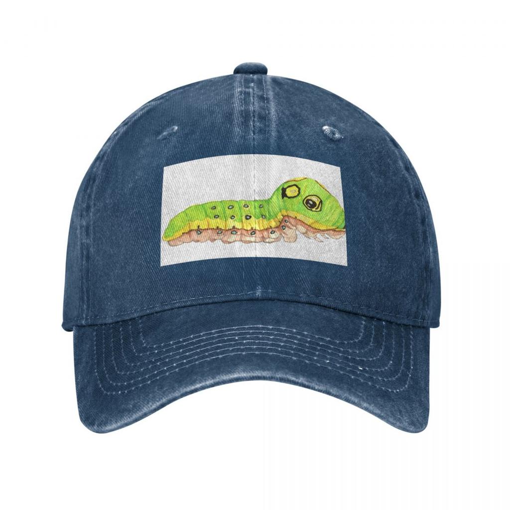 Neon Swallowtail Caterpillar Baseball Cap Anime Winter hat derby hat Hat Beach Hats Unisex Womens