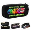 Cute Geometric Dash Video Game App Games Pencil Case Geometry Dash Pencilcases Pen Holder Kids Bag School Supplies Stationery