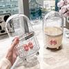 Rotating Cosmetic Makeup Organizer Storage Tube with Lid Clear Organizer Box Makeup Brush Holder Acrylic Organizers Bathroom