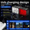 Bicycle Front And Rear Led Lights Set Rechargeable For Night Riding And City Commuting