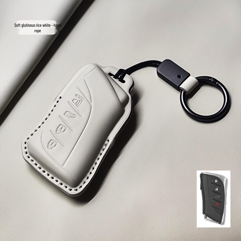 Lexus Genuine Leather Key Case for ES200, LS500H, UX260, NX, RZ, GX, RX300, ES300