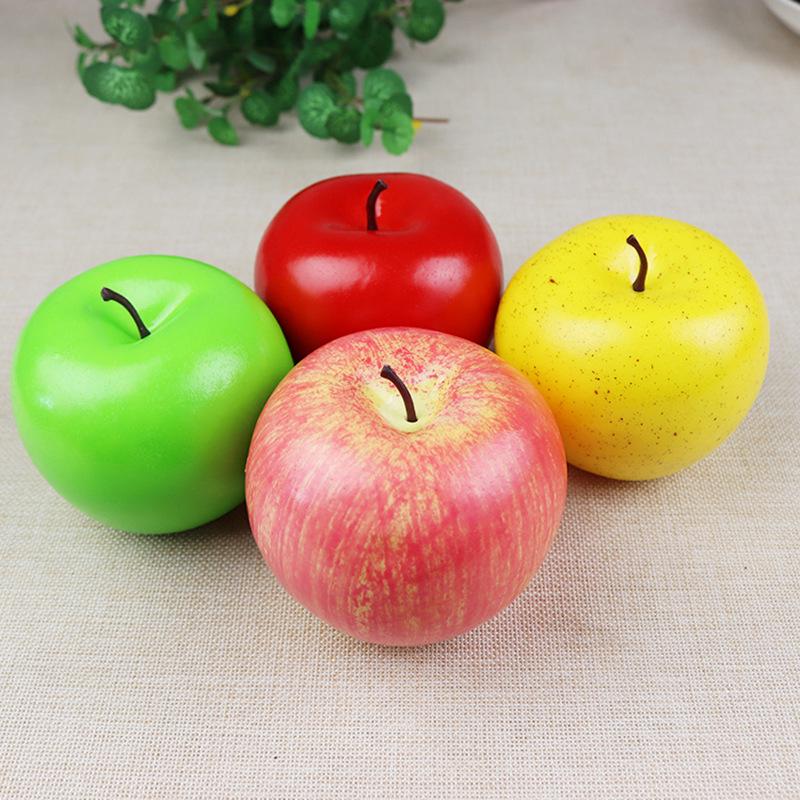 Red Fuji Apple Simulation Model - Fake Fruit for Decoration and Venue Arrangement Props
