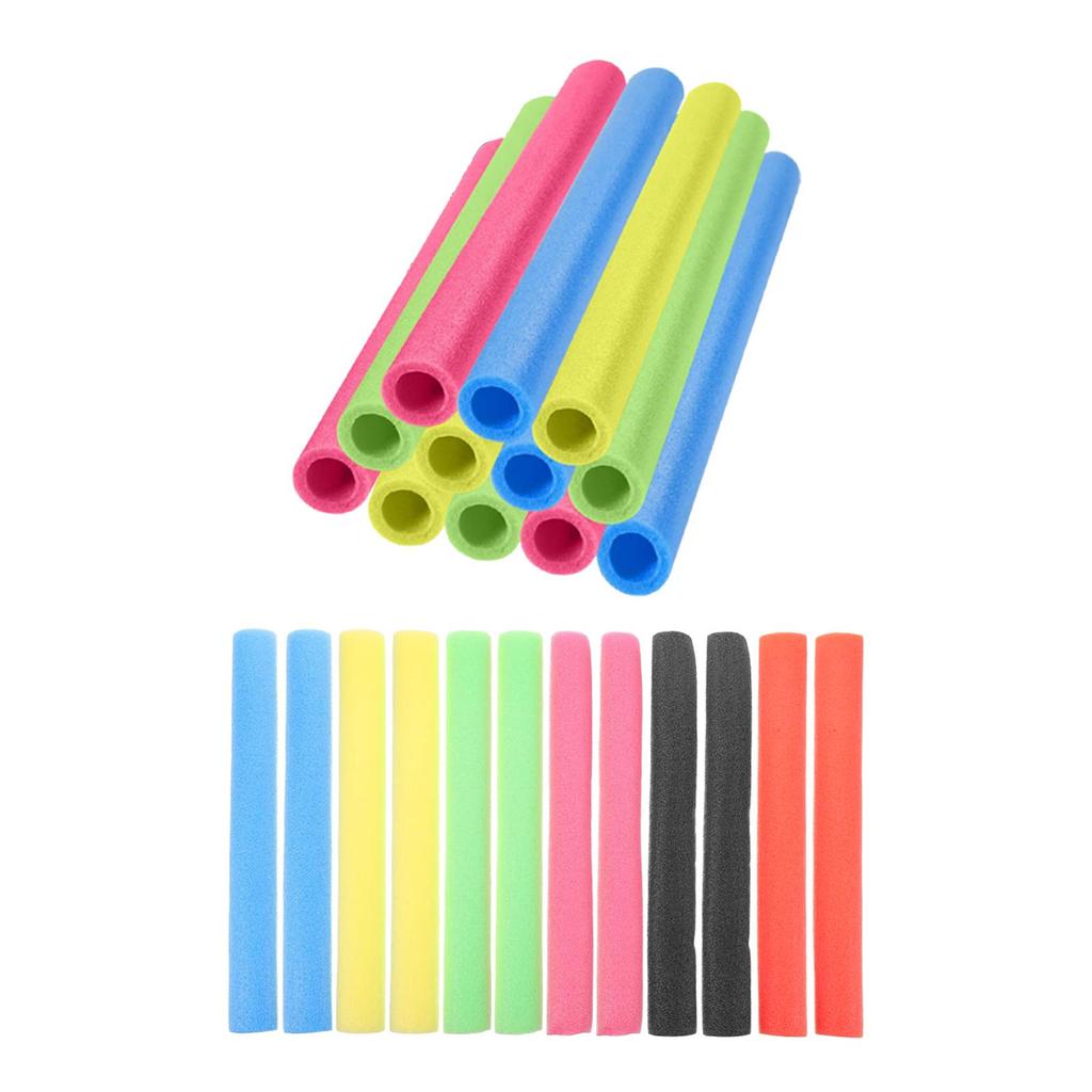 12 Pieces Trampoline Pole Foam Sleeves Replacement Protector 40cm Lightweight Protection Covers for Garden Tubing Jumping Bed