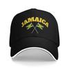 Spring Casual Baseball Cap Jamaica Flag Running Hippie Trucker Hat For Couple Women High Quality  Fashion Snapback Cap
