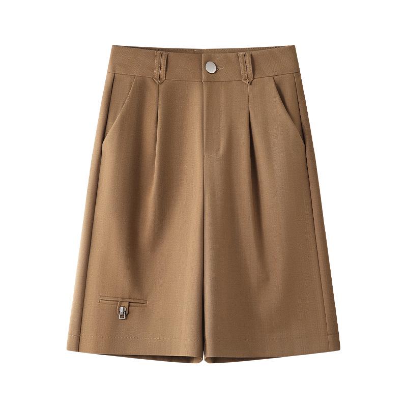 

Women s High-Waist Khaki Slimming Shorts - Spring 2025 Collection XL